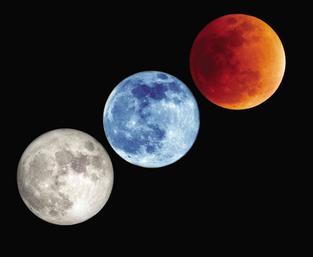 Super blue blood moon