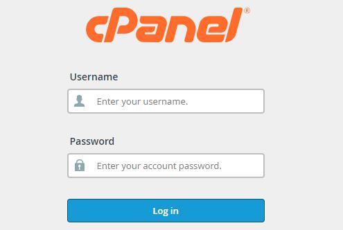 Cpanel login