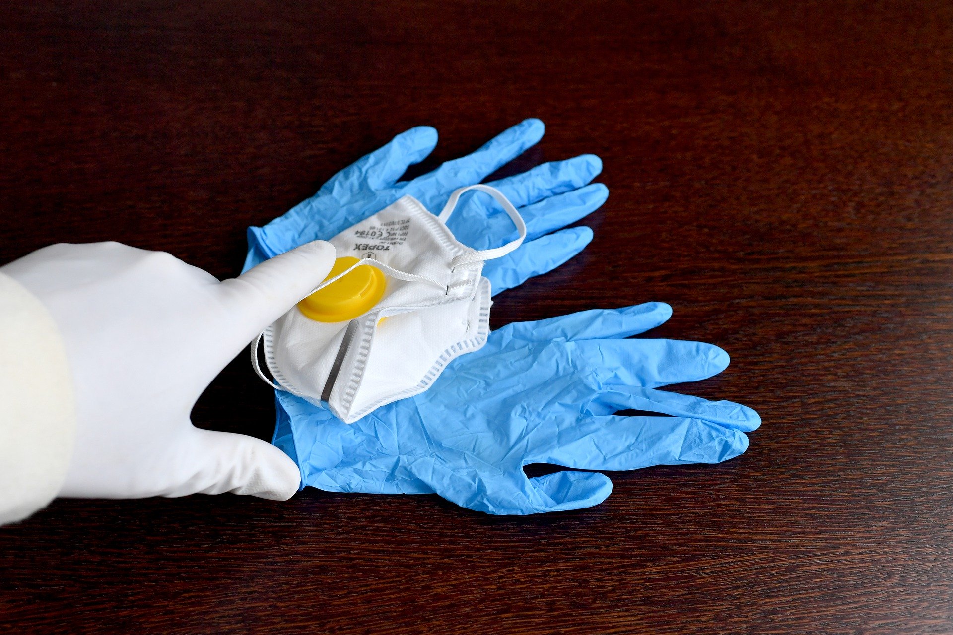 Use gloves & Mask for protection