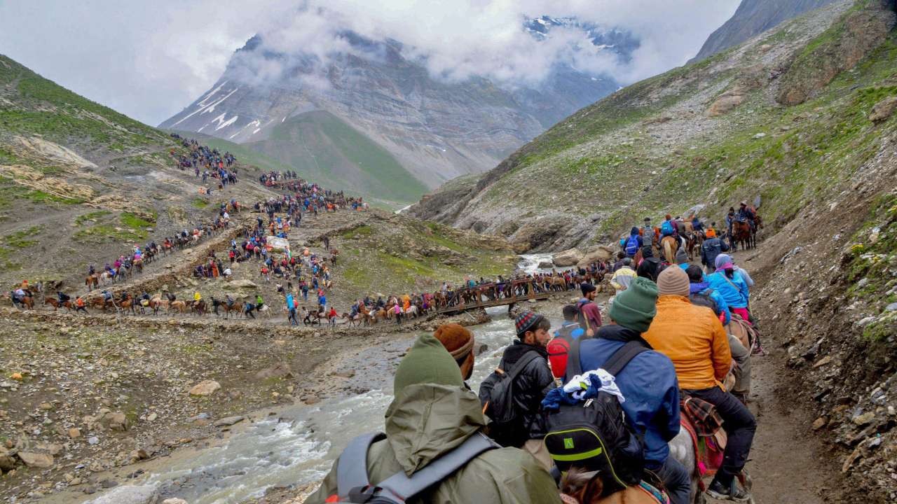 Baltal Route For Amarnath Cave