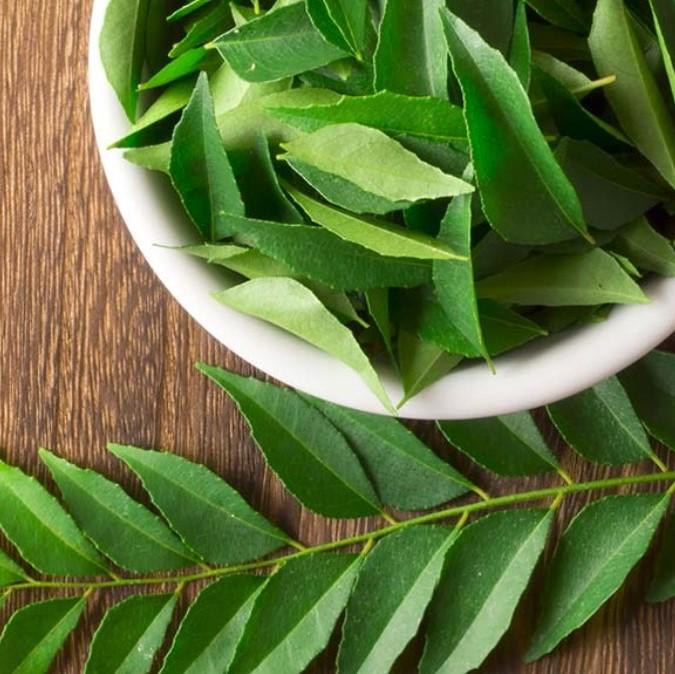 curry-leaves for grey hair